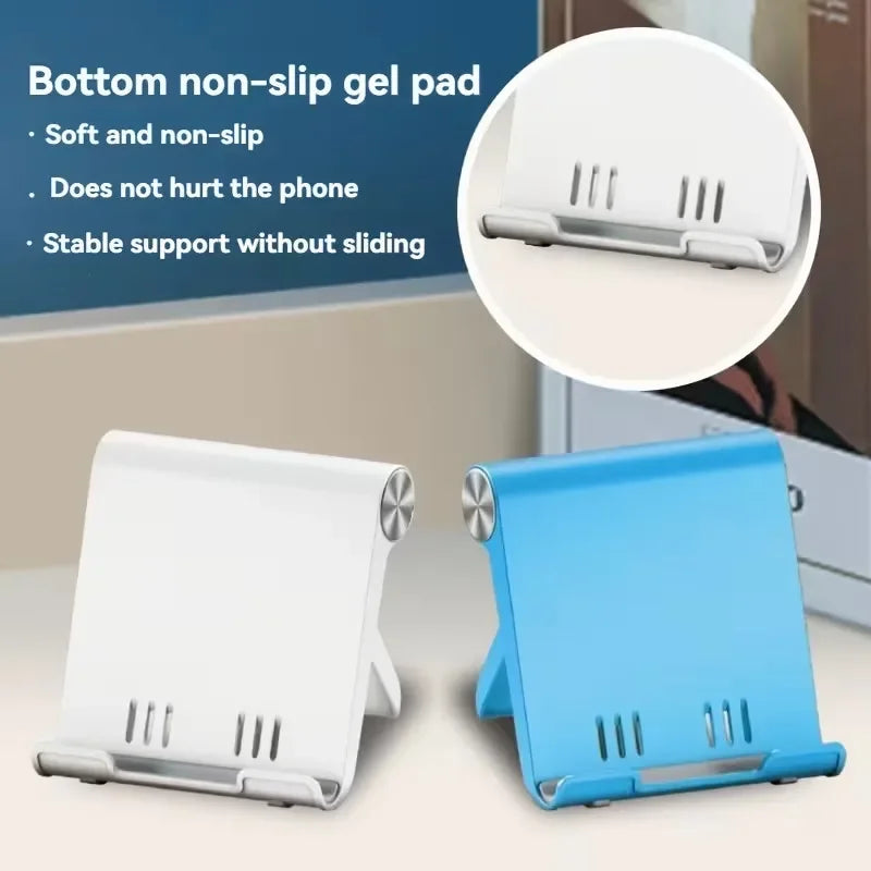 Foldable Phone Holder Adjustable Portable Stand Multi Device Anti Slip Stable Stand for Handheld Devices