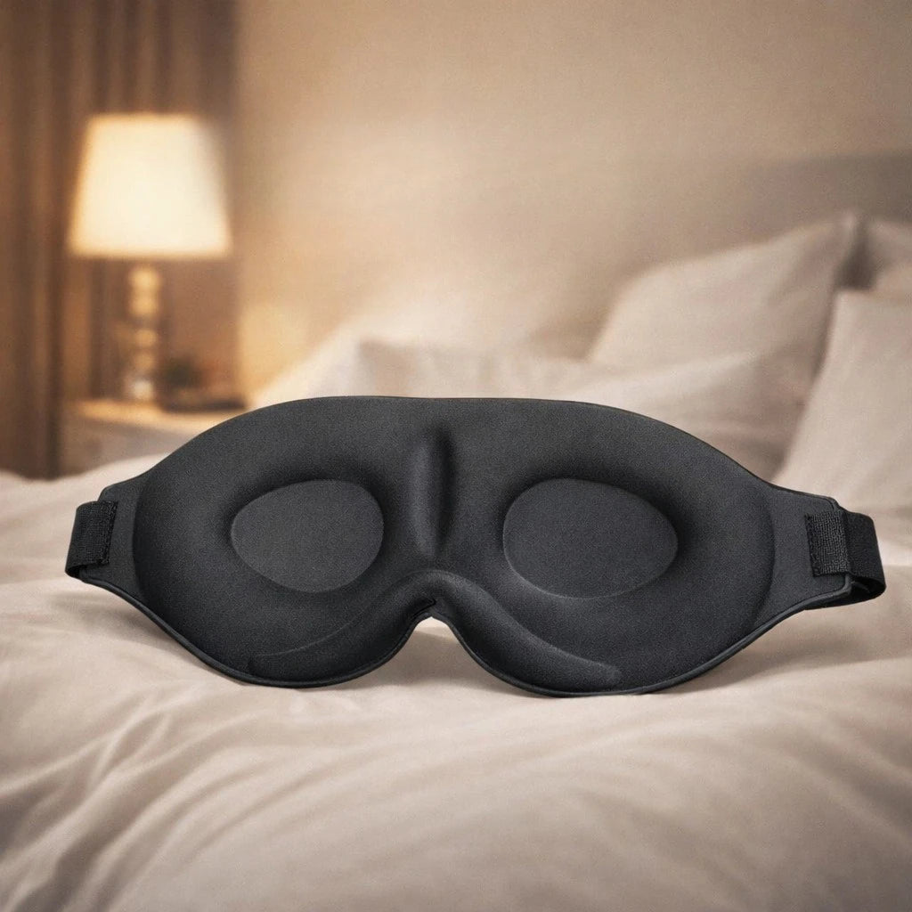 3D Blackout Sleep Mask - Memory Foam Eye Mask for Sleeping