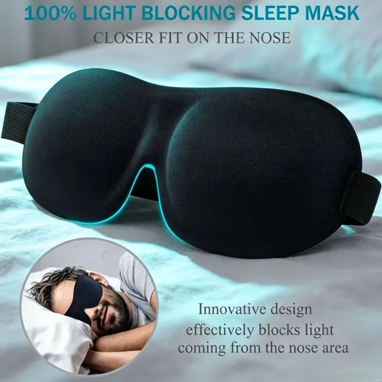 3D Memory Foam Sleep Masks – 2 Pack