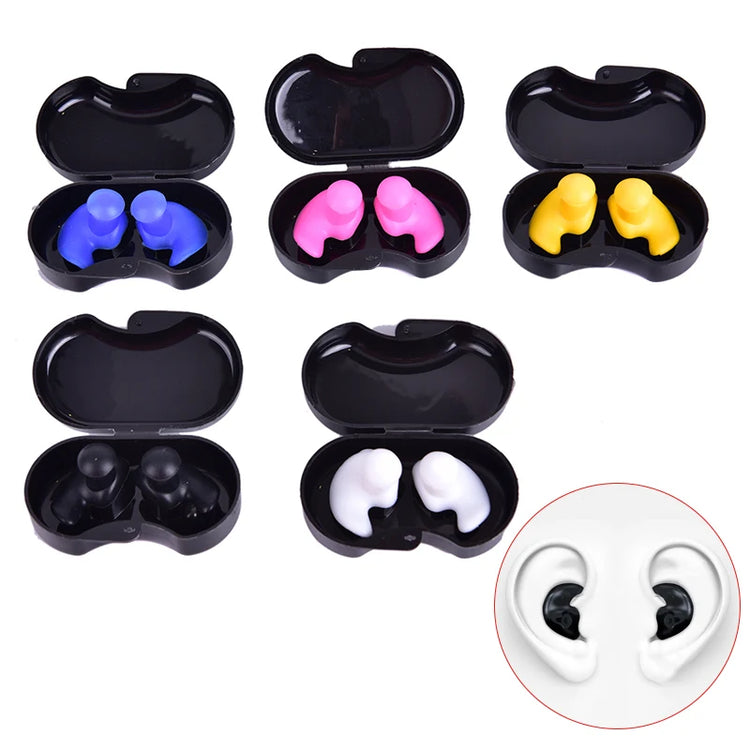 Silicone Anti-Noise Protection Earplugs