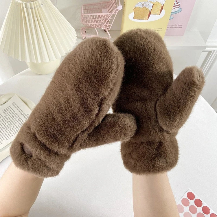 Women’s Plush-Lined Winter Gloves