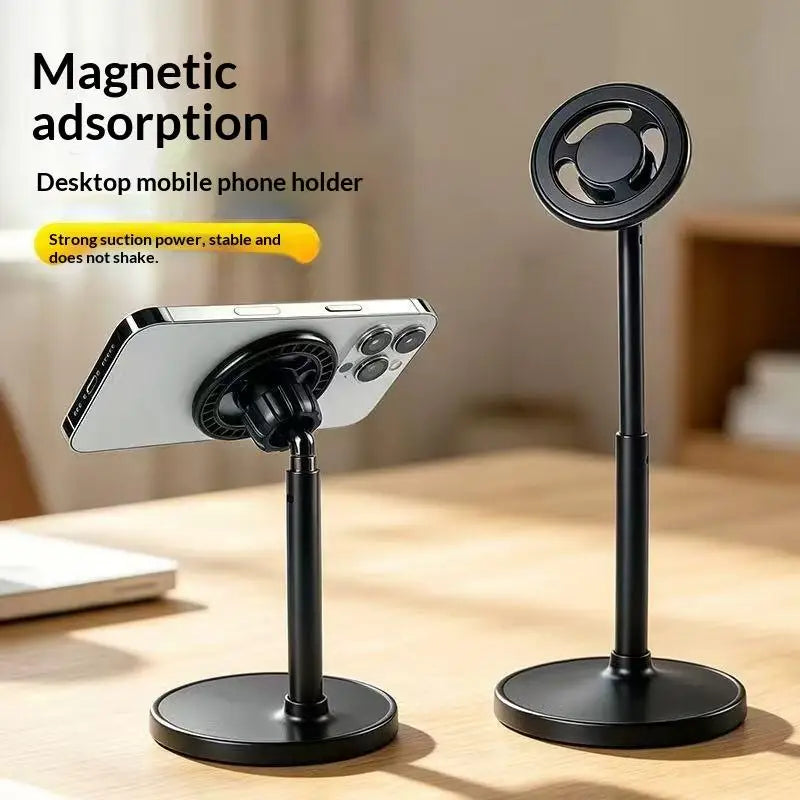 Telescopic Magnetic Phone Stand with 360 Rotation