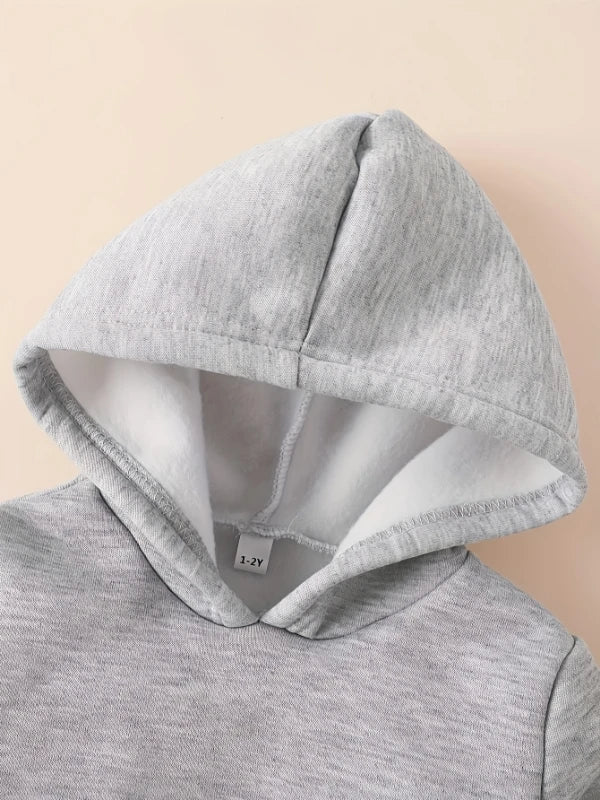 Baby Boy Fleece Hoodie & Pants Set
