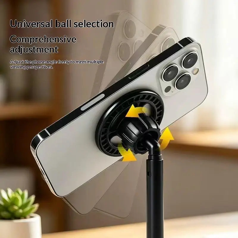 Telescopic Magnetic Phone Stand with 360 Rotation