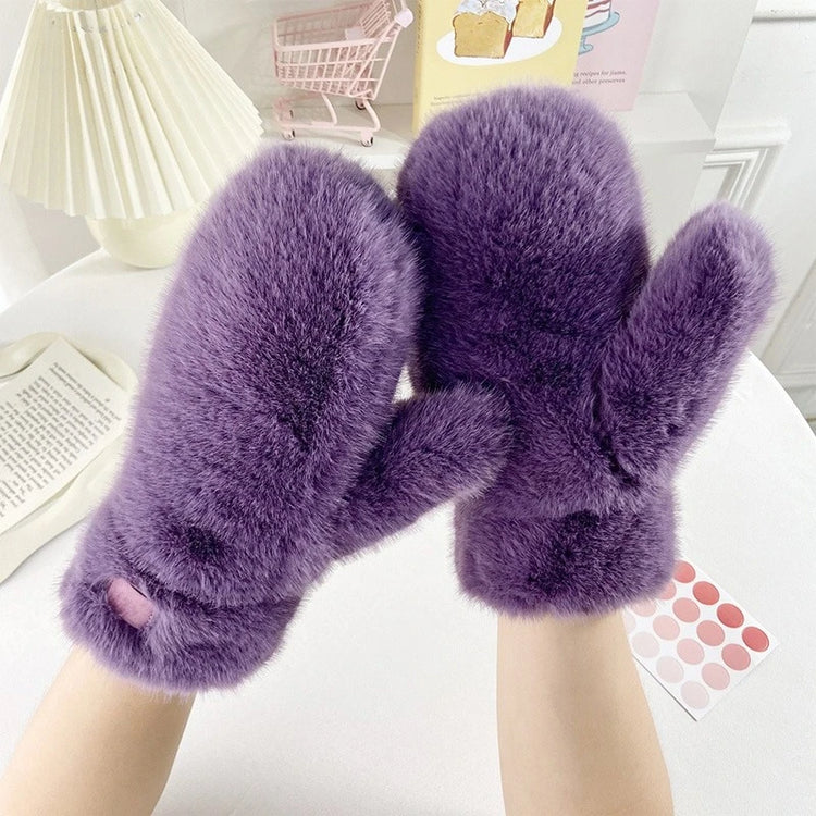 Women’s Plush-Lined Winter Gloves