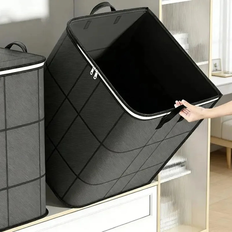 Foldable Storage Organizer for Bedding & Clothes