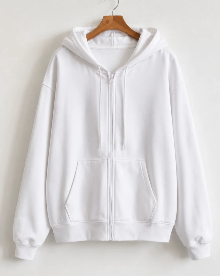 Women’s Oversized Zip-Up Hoodie