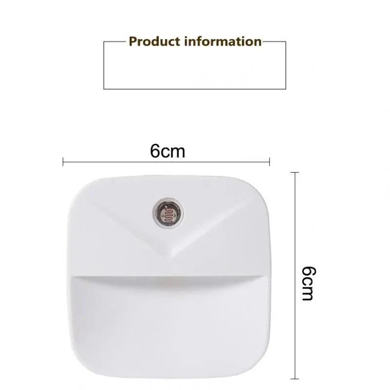 LED Night Light, Smart Wireless Light Control Sensor Light, 220V Wall Light For Home Corridors, Bathrooms, and Hallways