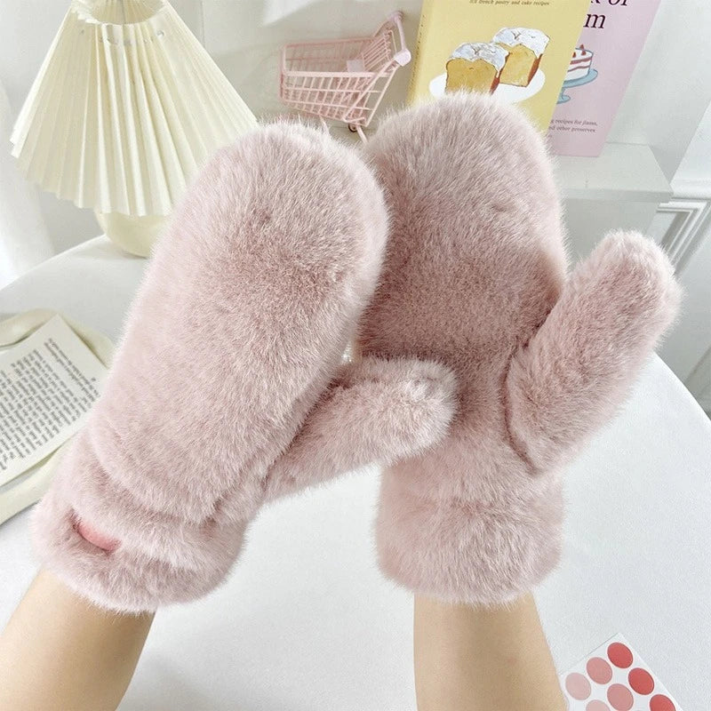 Women’s Plush-Lined Winter Gloves