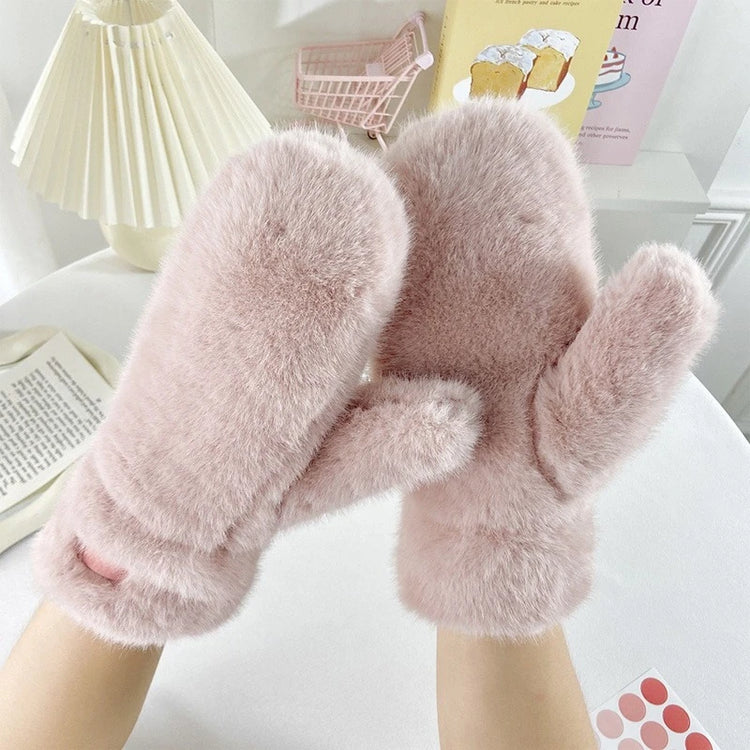 Women’s Plush-Lined Winter Gloves