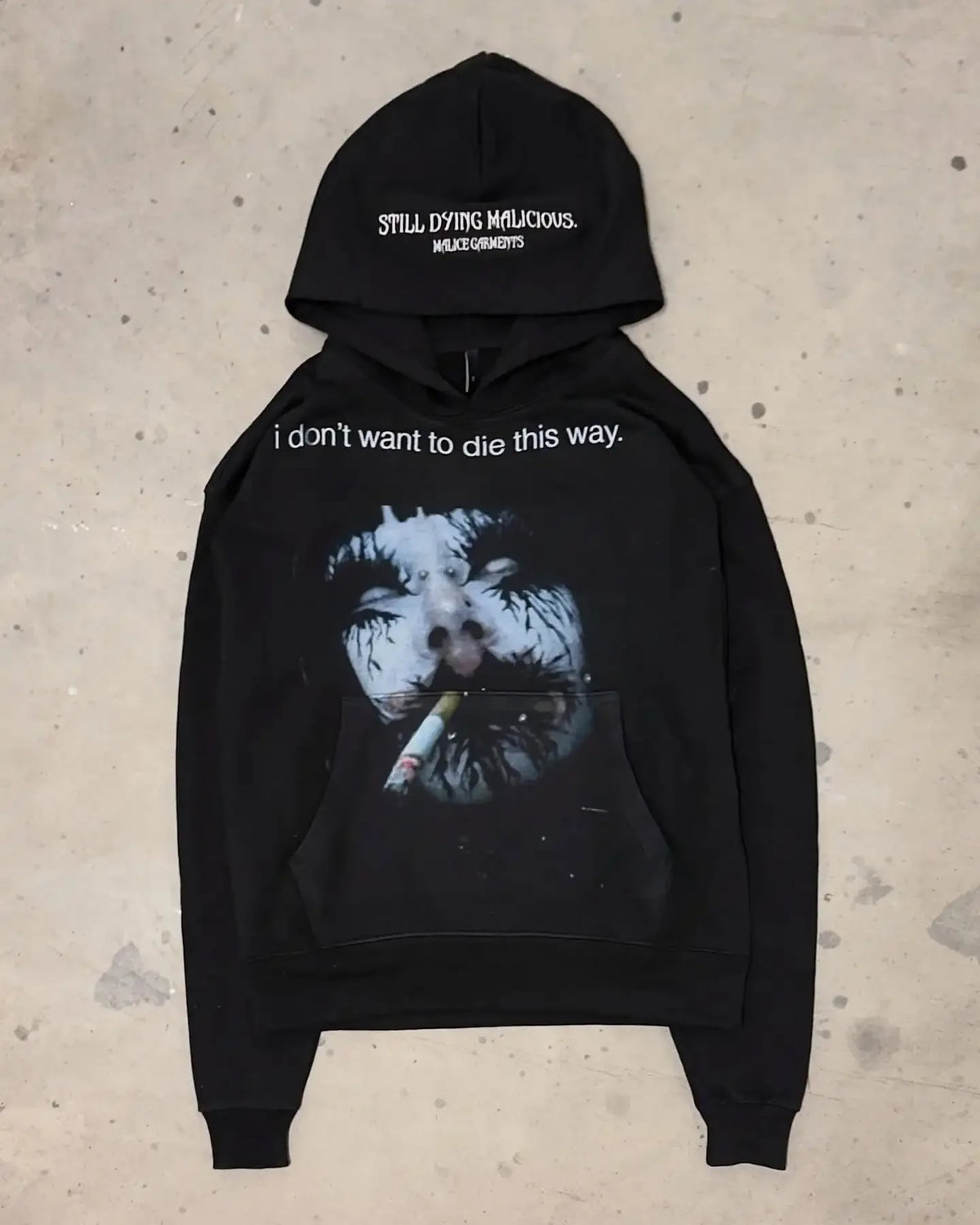 Oversized Y2K Graphic Hoodie