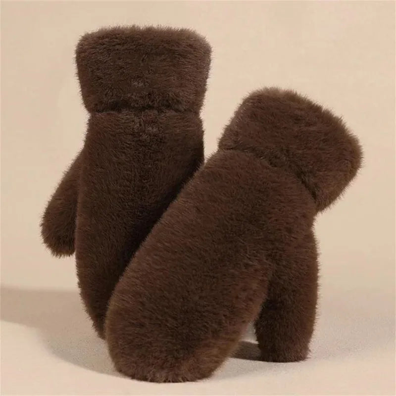 Women’s Plush-Lined Winter Gloves