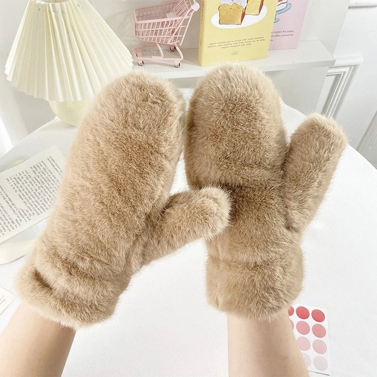 Women’s Plush-Lined Winter Gloves