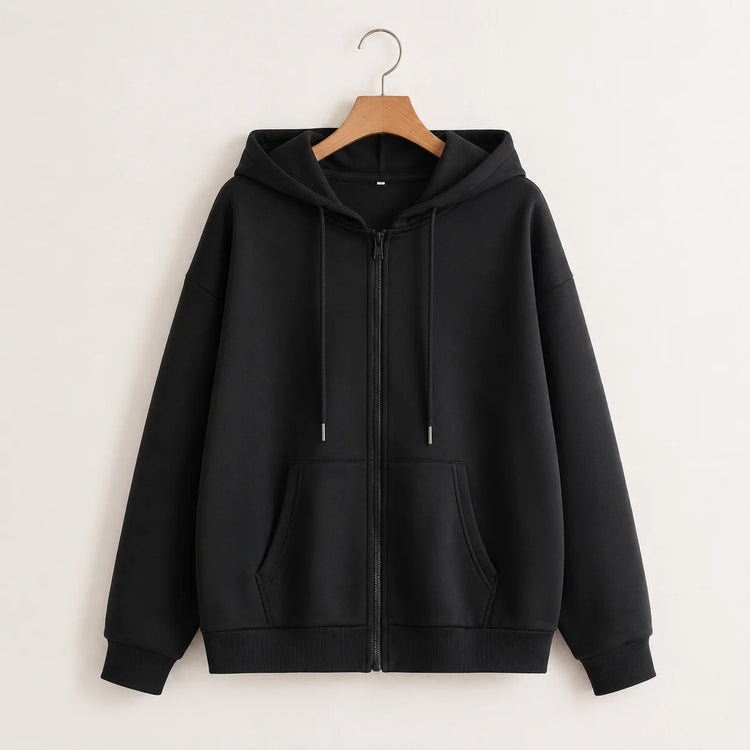Women’s Oversized Zip-Up Hoodie