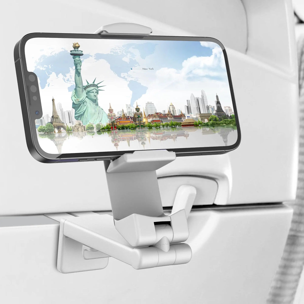 TravelFold - Foldable Airplane Phone Mount