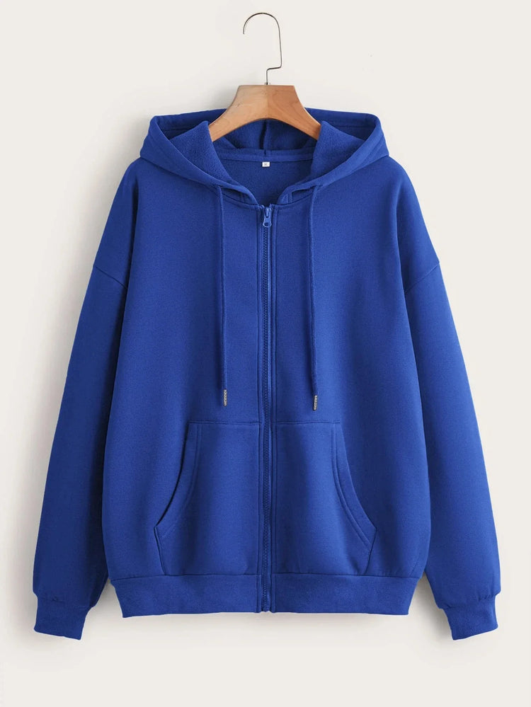 Women’s Oversized Zip-Up Hoodie