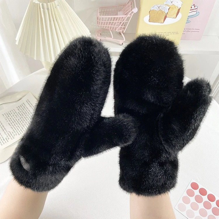 Women’s Plush-Lined Winter Gloves