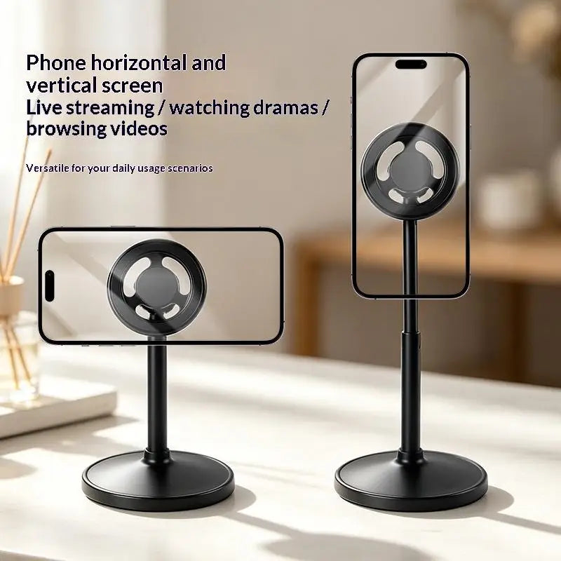 Telescopic Magnetic Phone Stand with 360 Rotation