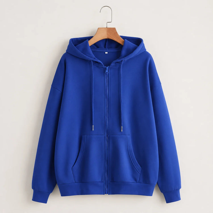 Women’s Oversized Zip-Up Hoodie