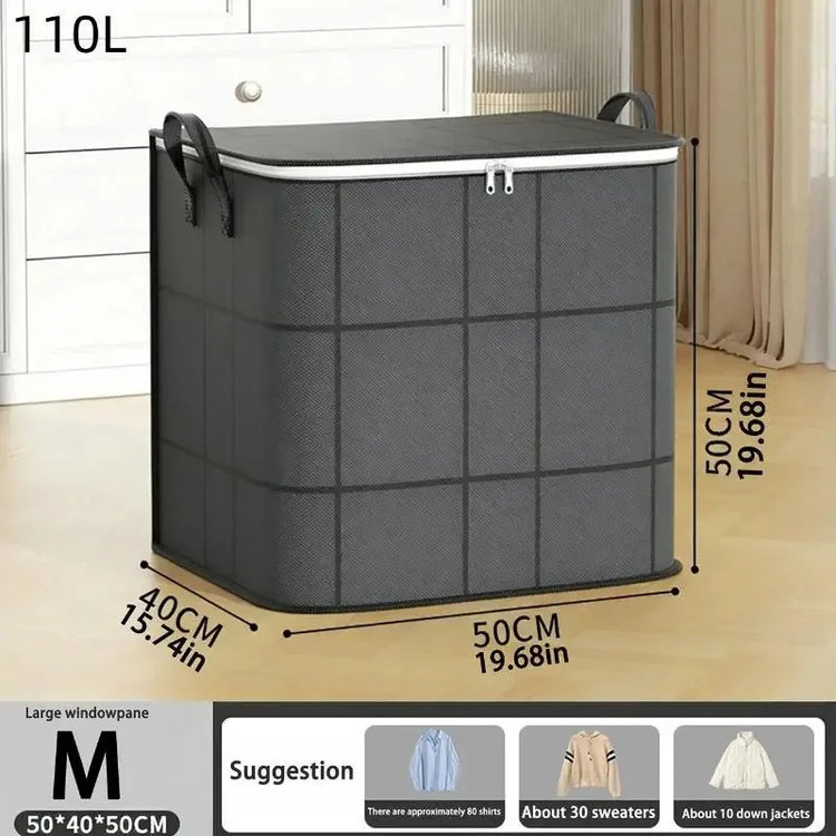 Foldable Storage Organizer for Bedding & Clothes
