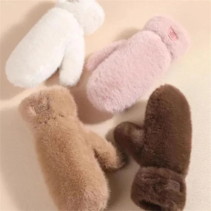 Women’s Plush-Lined Winter Gloves