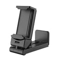 Foldable Tray Table Phone Mount - 360 Rotatable Adjustable Travel Stand for Flight, Train and Desk