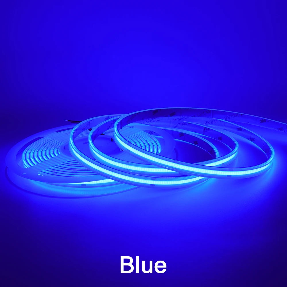 IP68 Waterproof COB LED Strip Lights - 1m, 3m & 5m