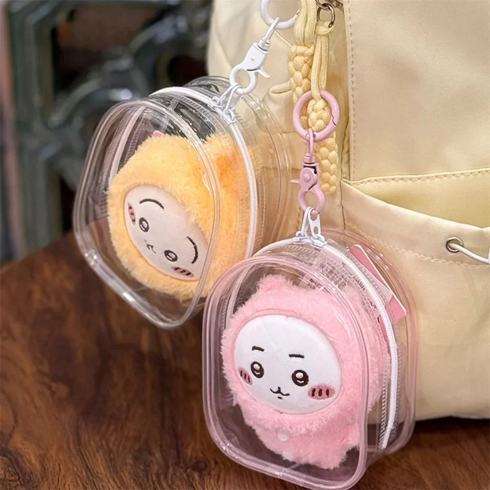 Clear Display Crossbody Bag with Keychain