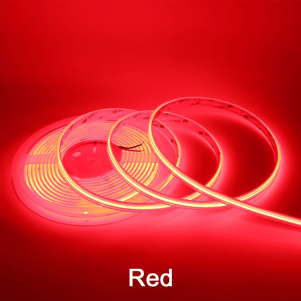 IP68 Waterproof COB LED Strip Lights - 1m, 3m & 5m