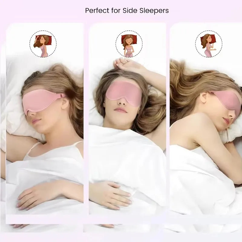 3D Blackout Sleep Mask - Memory Foam Eye Mask for Sleeping