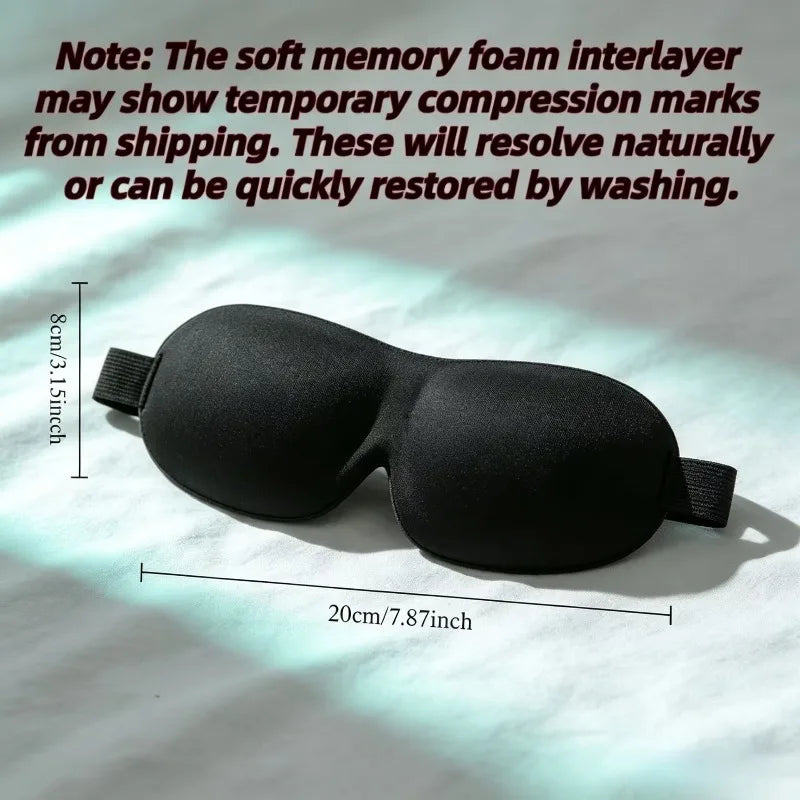 3D Memory Foam Sleep Masks – 2 Pack